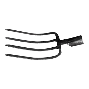 Вилы 4-х-рогие без черенка, 175*255мм!!!