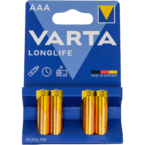 Эл. питания VARTA LONGLIFE LR03 (ААА) BL4 4103 (1/10/50)