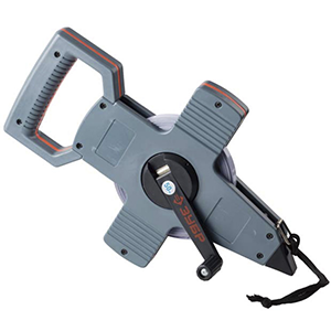 Рулетка "Зубр" геодезическая, стальное полотно с защитным покрытием, 50м*10мм