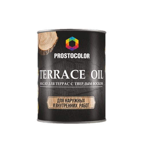 Масло для террас "PROSTOCOLOR", "Бесцветный", 0,75л