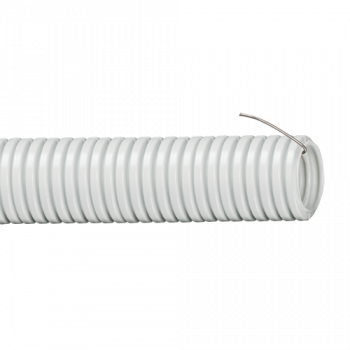 Труба гофрированная ПВХ d16мм с зондом "ИЭК"