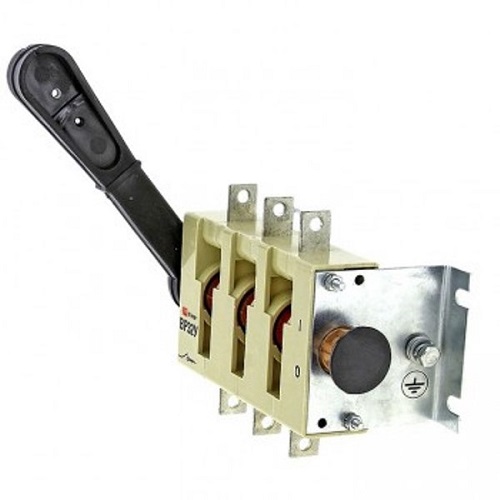 Выключатель-разъединитель "ВР32У-31 А71220", 100А, 2 направления с дугогасительными камерами, несъемная левая и правая рукоятка "ЭКФ MAXima"