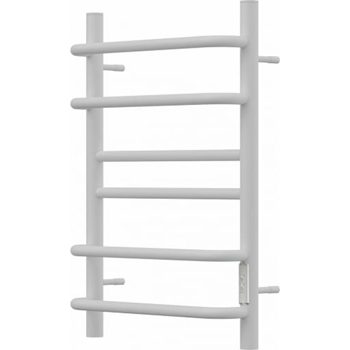 Электрический полотенцесушитель "Point Сатурн" П6 размер: 400*600мм, белый, диммер справа