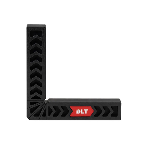 Угольник столярный пластиковый DLT ЧЕРНЫЙ 160*160мм