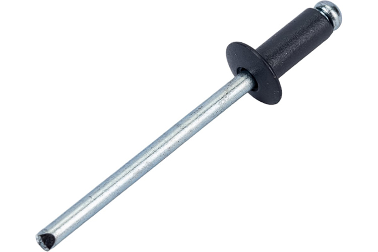 Заклёпки графит алюминиевые 4* 8мм, 1000шт RAL7024