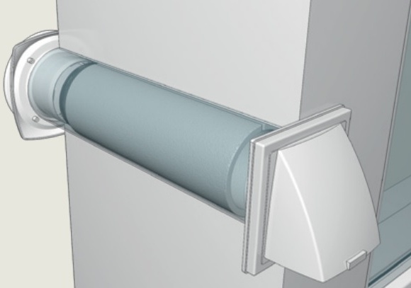 Клапан приточный d=100 с обратным клапаном