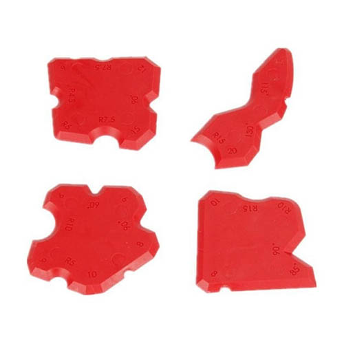 Набор резиновый шпателей "DLT" для формирования шва, 4 предмета