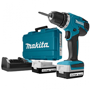 Дрель-шуруповерт аккумуляторная &quot;Makita&quot; DF347DWE, 14,4В, 0-1400 оборотов в минуту
