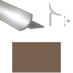 Раскладка универсальная, L=2,5м, внутренняя, "Шоколадный"