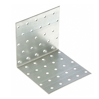 Уголок крепёжный перфорированный равносторонний 80*80*80мм