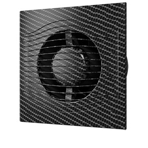 Вентилятор &quot;Era&quot; вытяжной &quot;SLIM 5C&quot; D125, 10Вт, осевой, с обратным клапаном &quot;black carbon&quot; чёрный