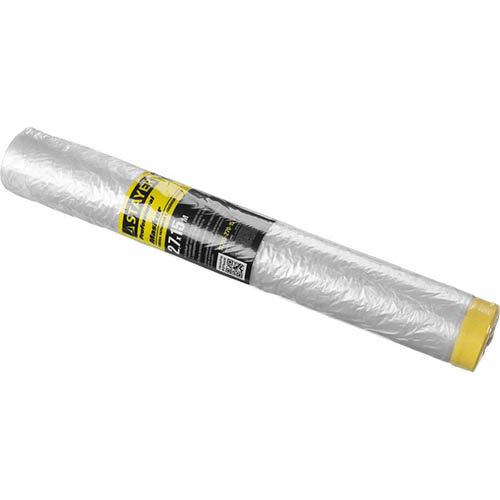 Пленка защитная "Stayer" с клеящей лентой, 2,7*15м, 9мкм