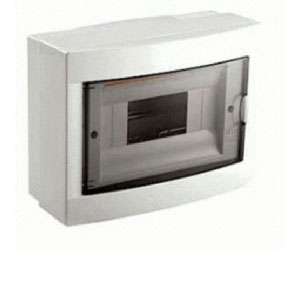 Бокс пластиковый навесной на 8 модулей VIKO IP40 белый