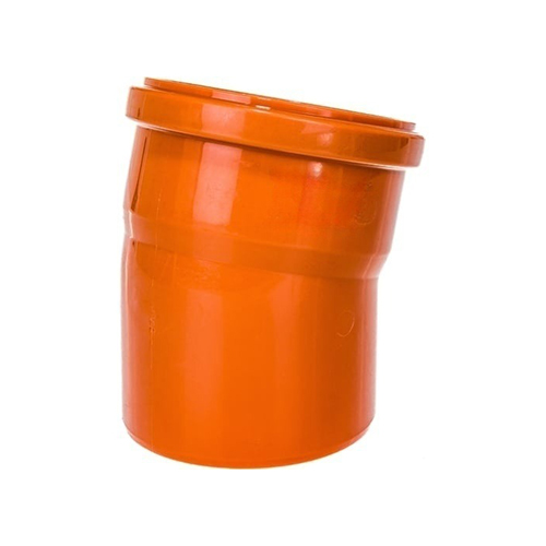 Отвод для наружной канализации 110*15°