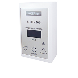 Терморегулятор "UTH-200" 4кВт открытой установки, 70*120*40мм, серебро