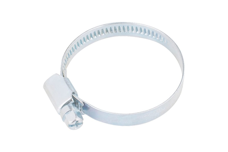 Хомуты "Сибртех" металлические, стандартное болтовое крепление 80-100мм, 25шт уп. ширина 9 мм