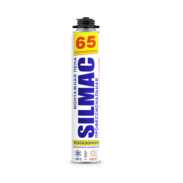 Пена монтажная всесезонная "SILMAC Professional" 65
