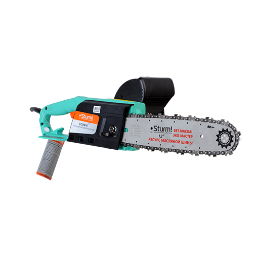 Пила цепная электрическая &quot;STURM!&quot; БЕЗМАСЛЯНАЯ, 1.6кВт, шина 12&quot;, 45 звеньев, 3/8&quot;