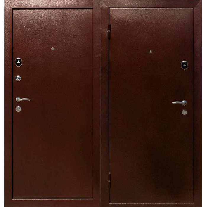 Дверь входная "Атлант М-700", 860*2050*70мм, левая, металл - "Антик медь"