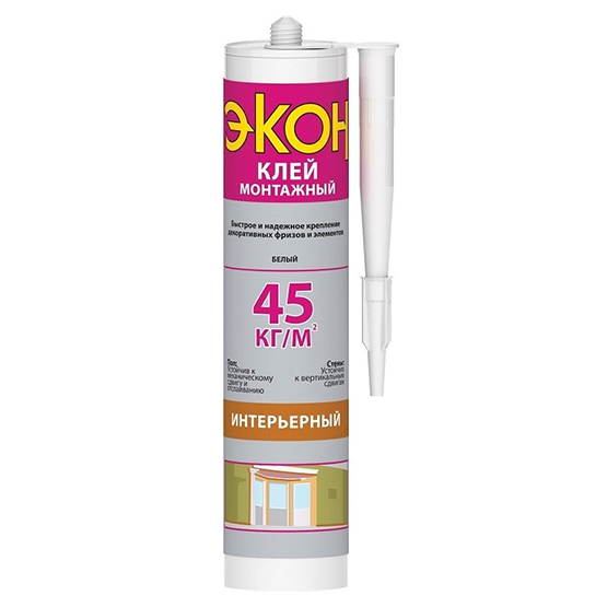 Клей монтажный  интерьерный "Экон" , 400г