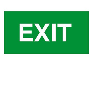 Пиктограмма &quot;Exit&quot; наклейка на аварийный указатель &quot;Exit&quot; размер 120*330мм