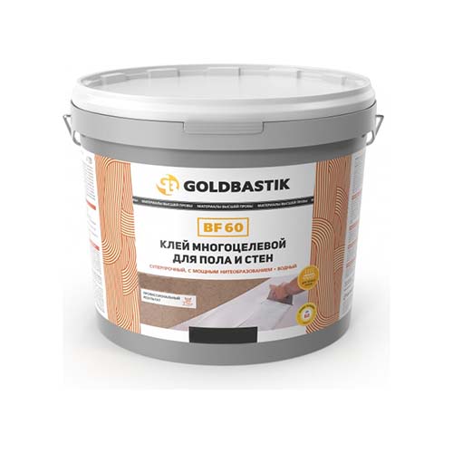 Клей "Goldbastik BF60" универсальный для напольных покрытий, 6,5кг