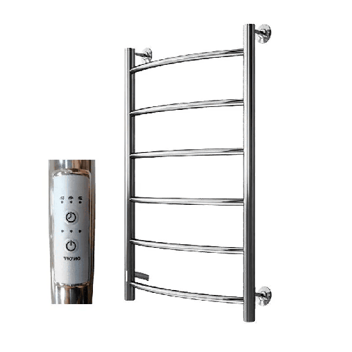 Электрический полотенцесушитель &quot;Маргроид Электро&quot; лесенка В4 1&quot;, 81Вт, 800*500мм с таймером, без шнура