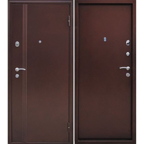 Дверь входная "Иртыш", 850*2050*72мм, левая, металл -"Антик серебро", Город Мастеров
