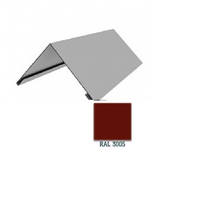 Конек плоский, 1,25м, "Красное вино"