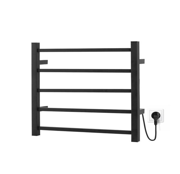 Электрический полотенцесушитель "I-Tech Rumba" лесенка, 65Вт, размер: 530*400мм черный мат. прав.