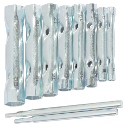 Набор ключей-трубок "Sparta" торцевых с воротками 6*22мм, 9 шт.