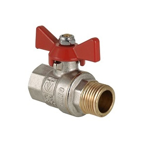 Клапан шаровый "Бабочка" M*FB 3/4в/н "Lavita"