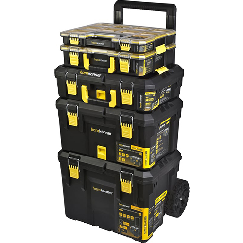 Набор ящиков системы хранения HANSTORAGE PLUS, HSP5KIT, (5шт) на колесах