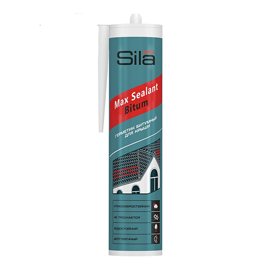 .Г.Битумный "Sila Pro Max Sealant Bitum", 280 мл