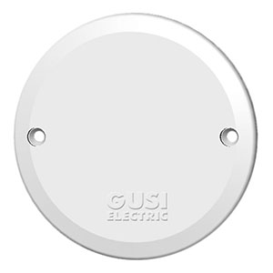 Крышка подрозетника "Gusi Electric" d-70мм "С3А5-001" АБС пластик белая