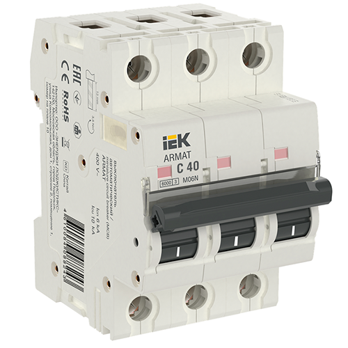 ARMAT Автоматический выключатель M06N 3P C 40А IEK