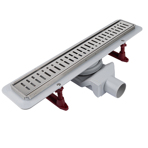 Душевой лоток "Zeissler" 70*600мм решетка волна