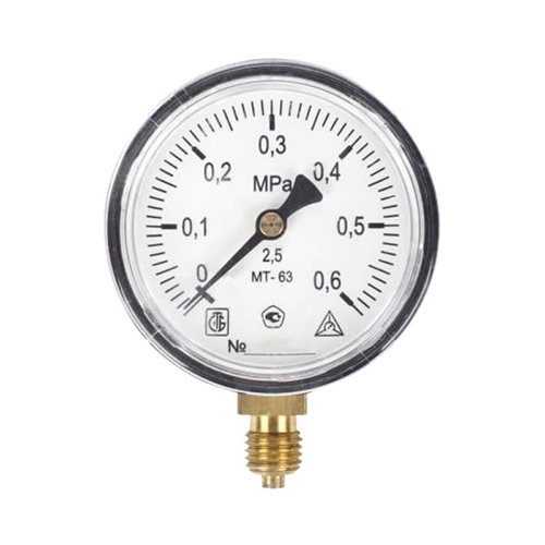 Манометр технические показания до 0,6МПа 63 мм М12*1,5