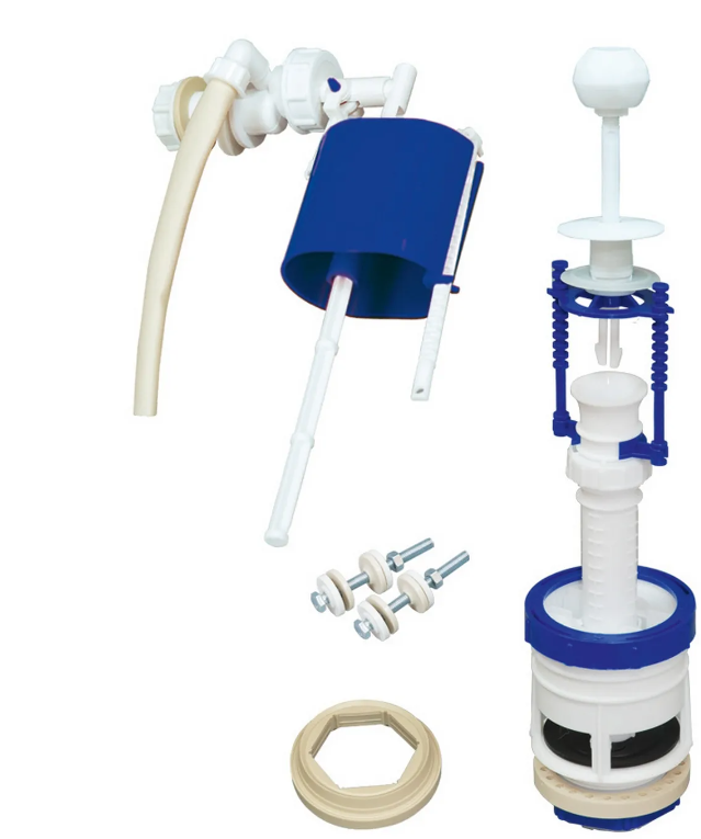 Арматура для бачка со штоком, боковой подвод, АС-5.1