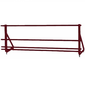 Ограждение кровельное со снегозадержателем "Optima", 2000*0,65м, "Красное вино"