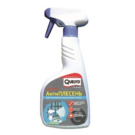 Антиплесень, средство для удаления плесени в ванных комнатах "Quelyd", 0,5л