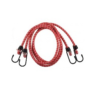 Шнур "Зубр" резиновый крепежный пластиковые крюки со стальным сердечником, 1200мм, 2шт