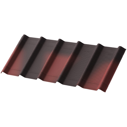 Лист Ондувилла Красный Бархат , 1070*400мм*3,3мм