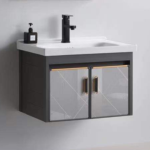 Тумба с умывальником Solomon 611-60, серый, 600мм