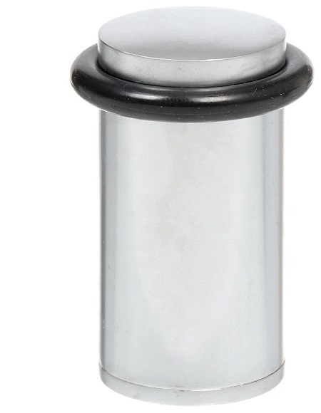 Ограничитель дверной "08.06.02-151" 55мм, напольный, "Хром"