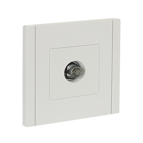 Розетка ТВ оконечная "FORTE&PIANO" с/п, FP228 бел. IEK