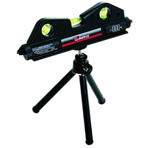 Уровень "Matrix" лазерный 170мм, штатив 150мм, 3 глазка!!!