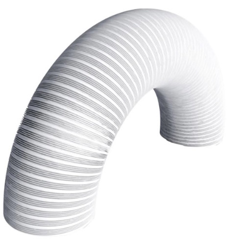 Воздухоотвод алюминиевый гофрированный эмалированный 1*1000 - 3150мм, d=135мм, DICITI