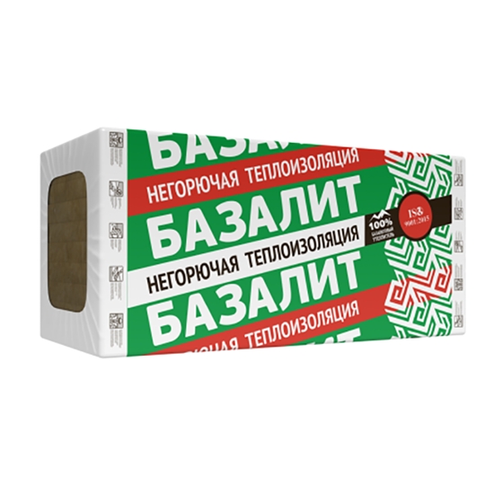 пл 36-50, Плита базальтовая "Л-50", 1200*600*50мм, 8шт, 5,76м2, 0,288м3, "ТехноНИКОЛЬ"