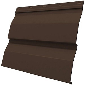Сайдинг корабельная доска, 3800*250мм, "Шоколад"